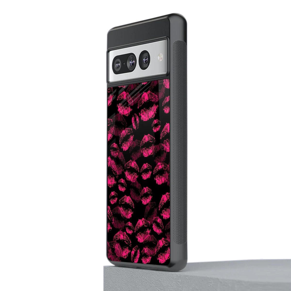 Lip Love stylish phone case for google pixel 7 pro | glossy glass and slim fit