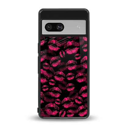 Lip Love back phone cover | glass case for google pixel 7a