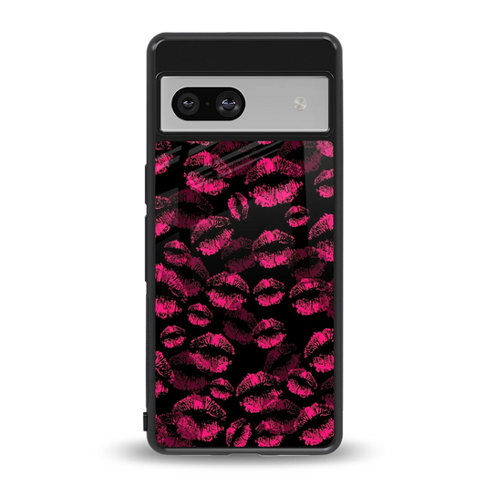 Lip Love back phone cover | glass case for google pixel 7a