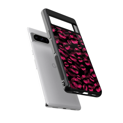 Lip Love sleek google pixel 8 pro cover with tempered glass back and TPU edges