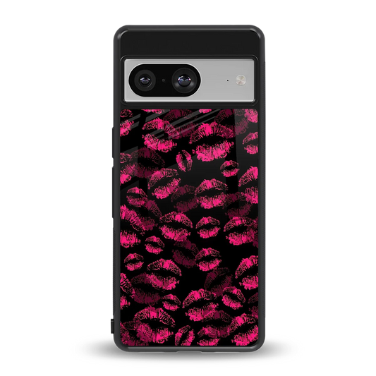 Lip Love back phone cover | glass case for google pixel 8
