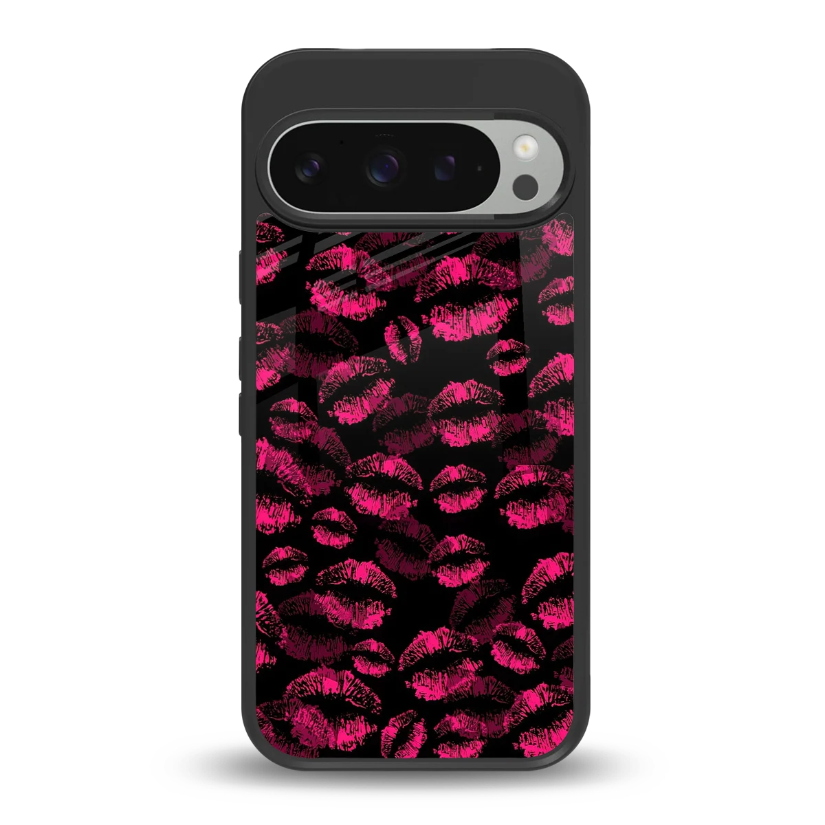 Lip Love back phone cover | glass case for google pixel 9 pro