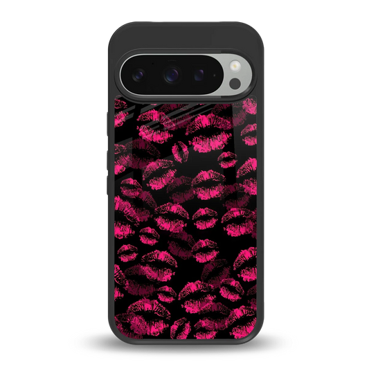 Lip Love back phone cover | glass case for google pixel 9 pro xl