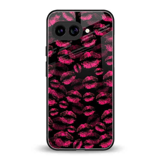 Lip Love back phone cover | glass case for google pixel 9a