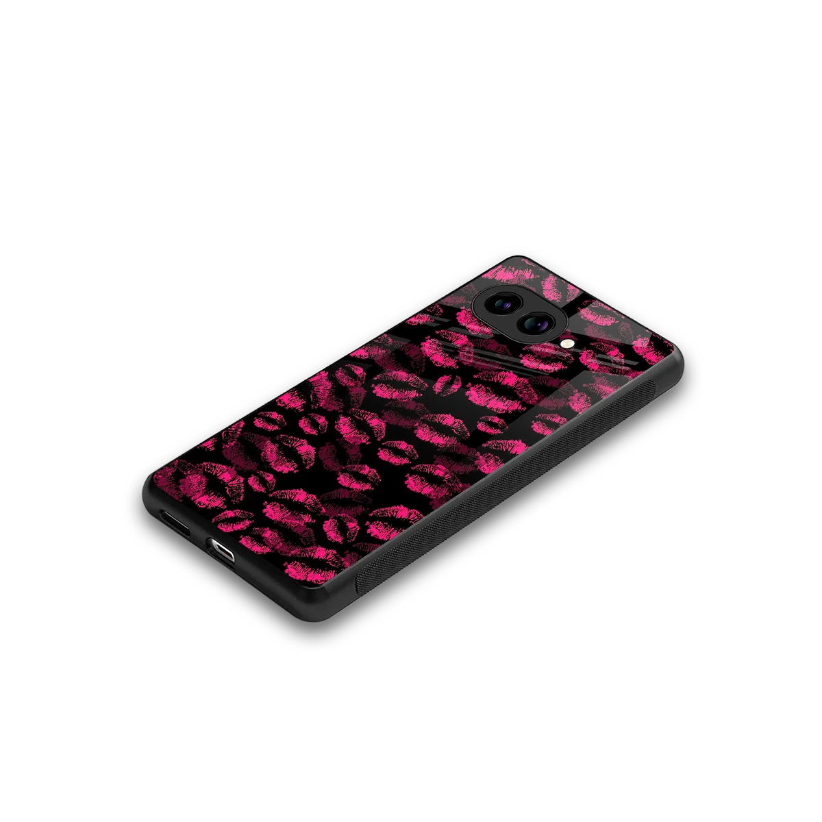 Lip Love stylish phone case for google pixel 10a | glossy glass and slim fit
