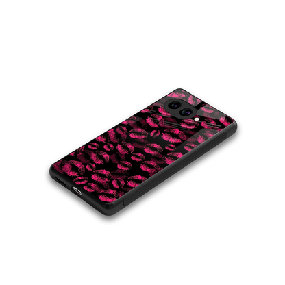 Lip Love stylish phone case for google pixel 10a | glossy glass and slim fit