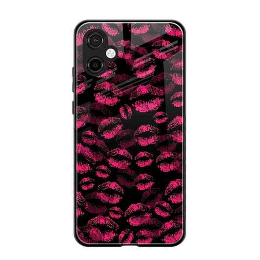 Lip Love back phone cover | glass case for samsung galaxy a06 5g