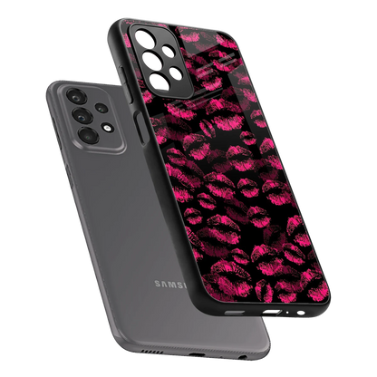 Lip Love sleek samsung galaxy a23 cover with tempered glass back and TPU edges