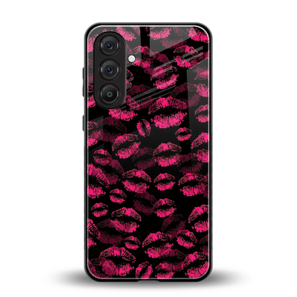 Lip Love back phone cover | glass case for samsung galaxy a16 5g