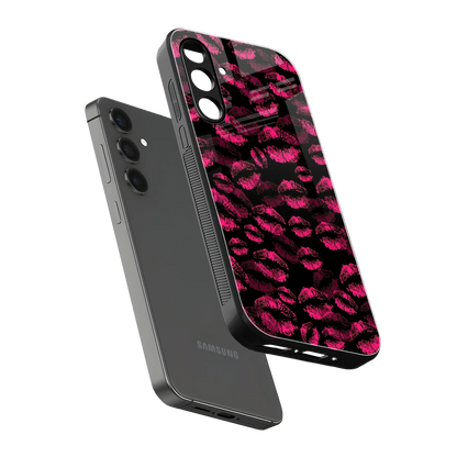 Lip Love sleek samsung galaxy a14 5g cover with tempered glass back and TPU edges