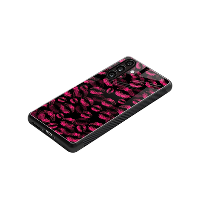 Lip Love stylish phone case for samsung galaxy a17 5g | glossy glass and slim fit