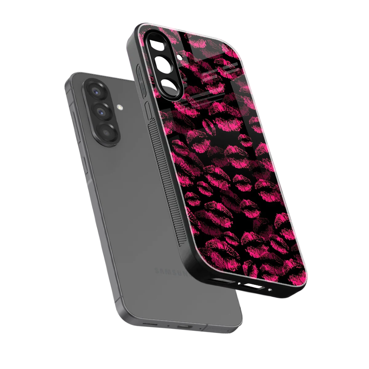 Lip Love sleek samsung galaxy a17 5g cover with tempered glass back and TPU edges