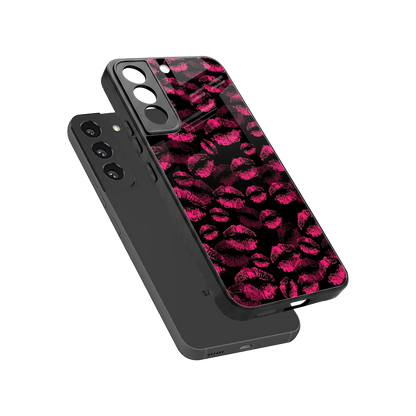 Lip Love sleek samsung galaxy s22 cover with tempered glass back and TPU edges