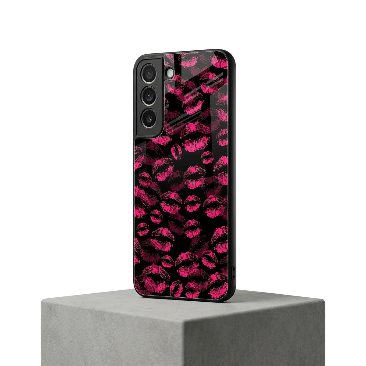 Lip Love samsung galaxy s22 mobile cover | shockproof glass phone case
