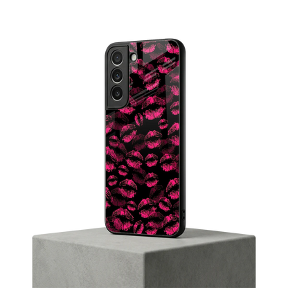 Lip Love samsung galaxy s22 mobile cover | shockproof glass phone case