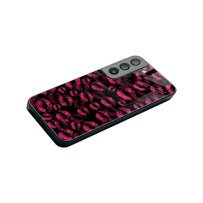 Lip Love stylish phone case for samsung galaxy s22 | glossy glass and slim fit