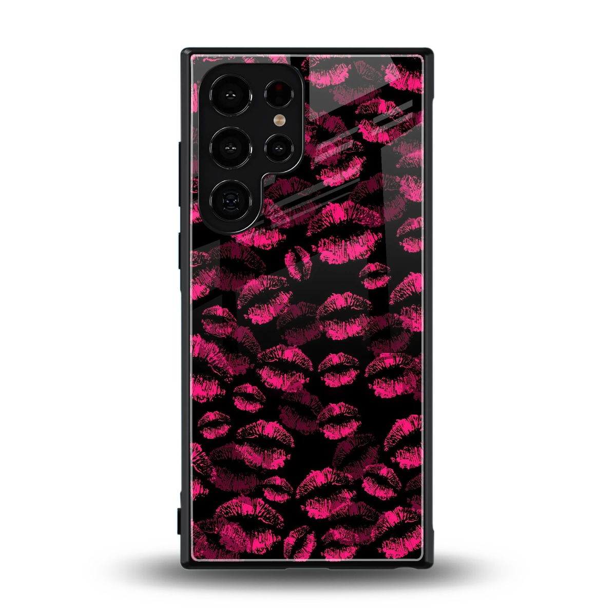 Lip Love back phone cover | glass case for samsung galaxy s24 ultra