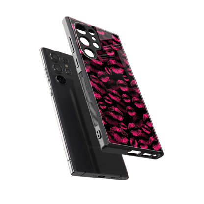 Lip Love sleek samsung galaxy s23 ultra cover with tempered glass back and TPU edges