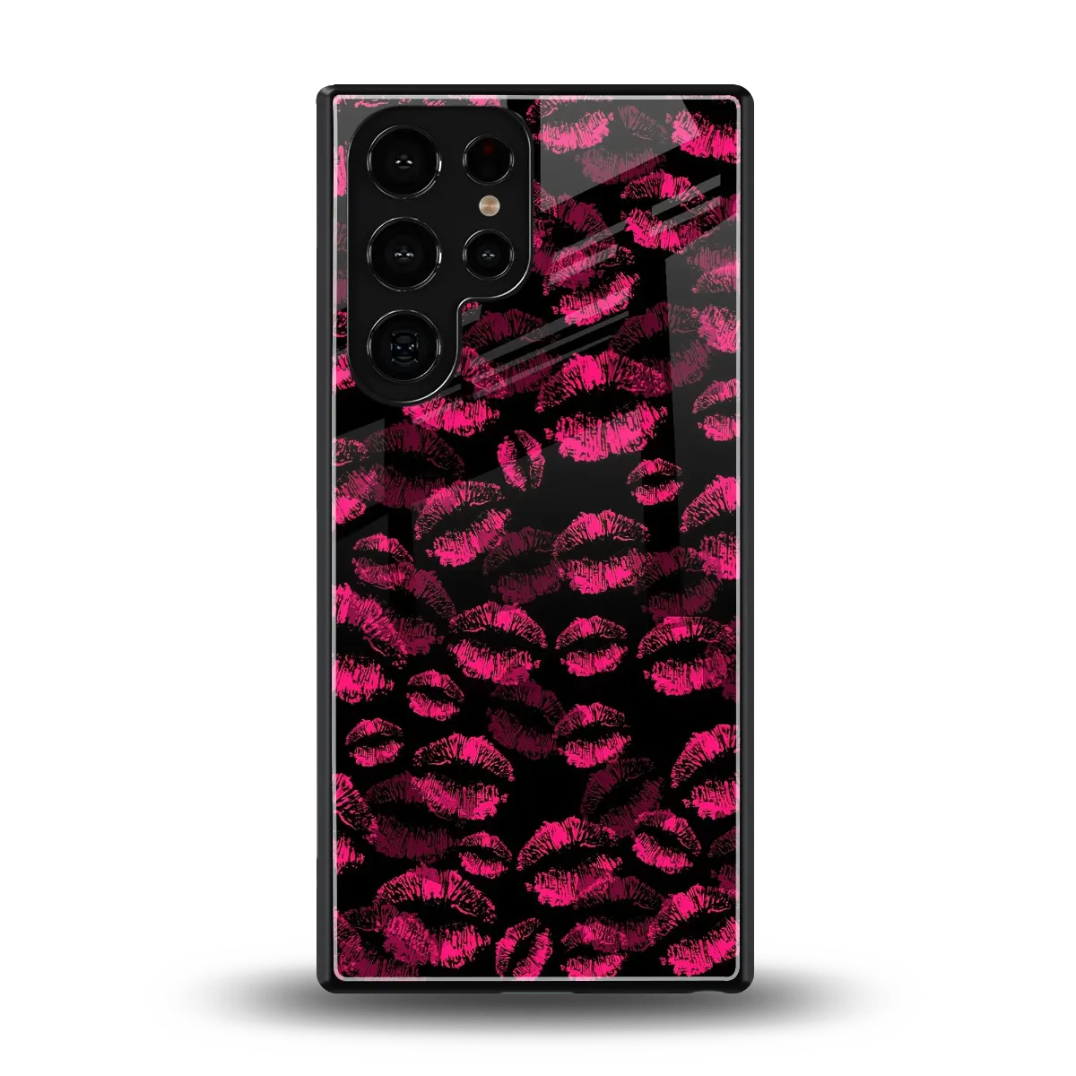 Lip Love back phone cover | glass case for samsung galaxy s25 ultra