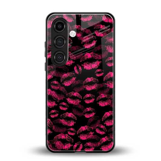 Lip Love back phone cover | glass case for samsung galaxy s23 plus