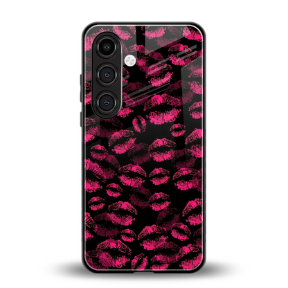 Lip Love back phone cover | glass case for samsung galaxy s23 fe
