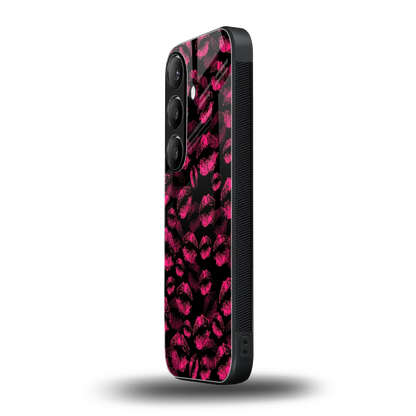 Lip Love samsung galaxy s24 mobile cover | shockproof glass phone case