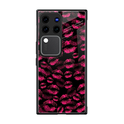 Lip Love back phone cover | glass case forvivo v30 pro