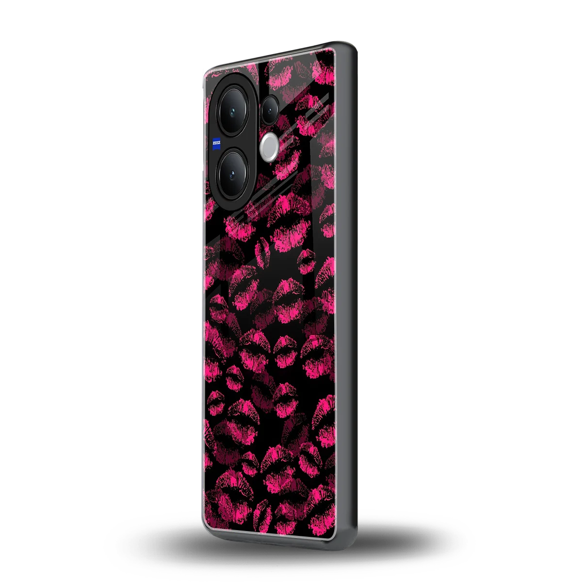 Lip Love vivo v60 mobile cover | shockproof glass phone case