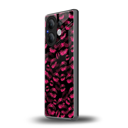 Lip Love vivo v60 mobile cover | shockproof glass phone case
