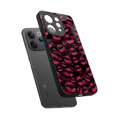 Lip Love sleek vivo v70 elite cover with tempered glass back and TPU edges