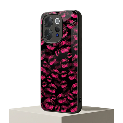 Lip Love vivo v70 mobile cover | shockproof glass phone case