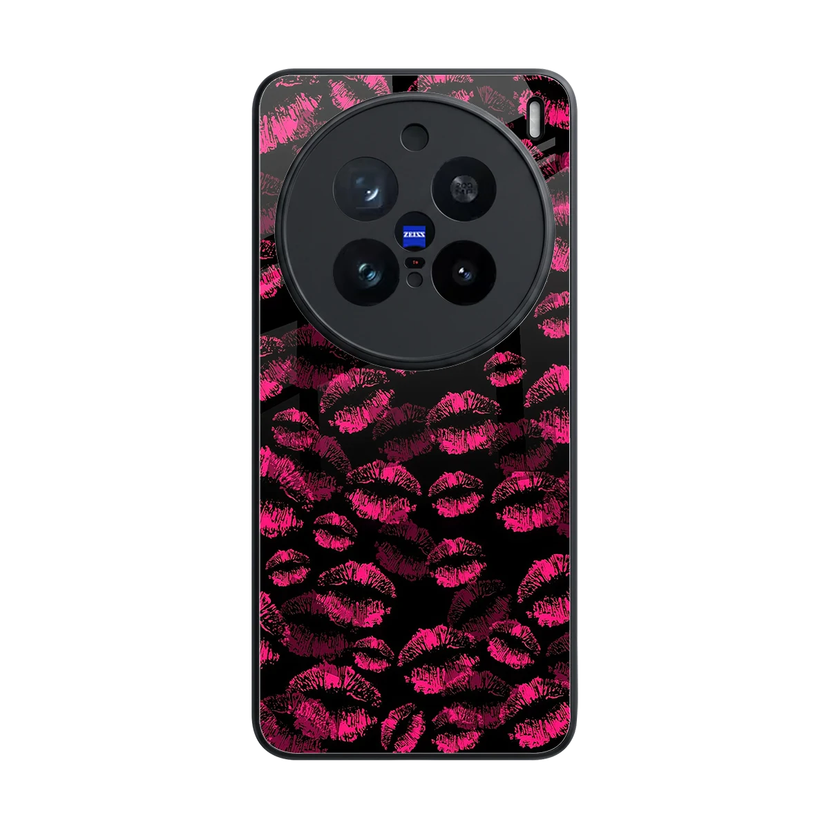 Lip Love back phone cover | glass case for vivo x200 pro