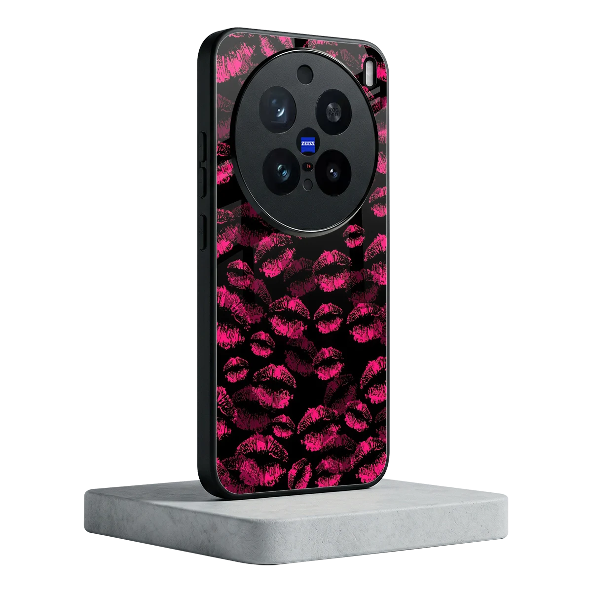 Lip Love vivo x200 pro mobile cover | shockproof glass phone case