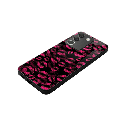 Lip Love stylish phone case for vivo y200 5g | glossy glass and slim fit