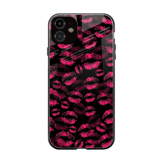 Lip Love back phone cover | glass case for iphone 12