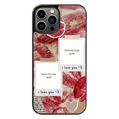 Polaroid Personalised Glass Phone Case