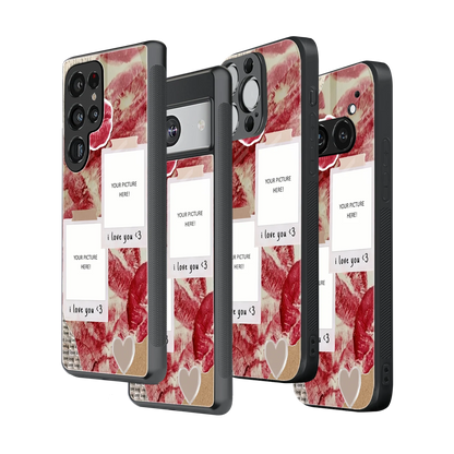 Polaroid Personalised Glass Phone Case