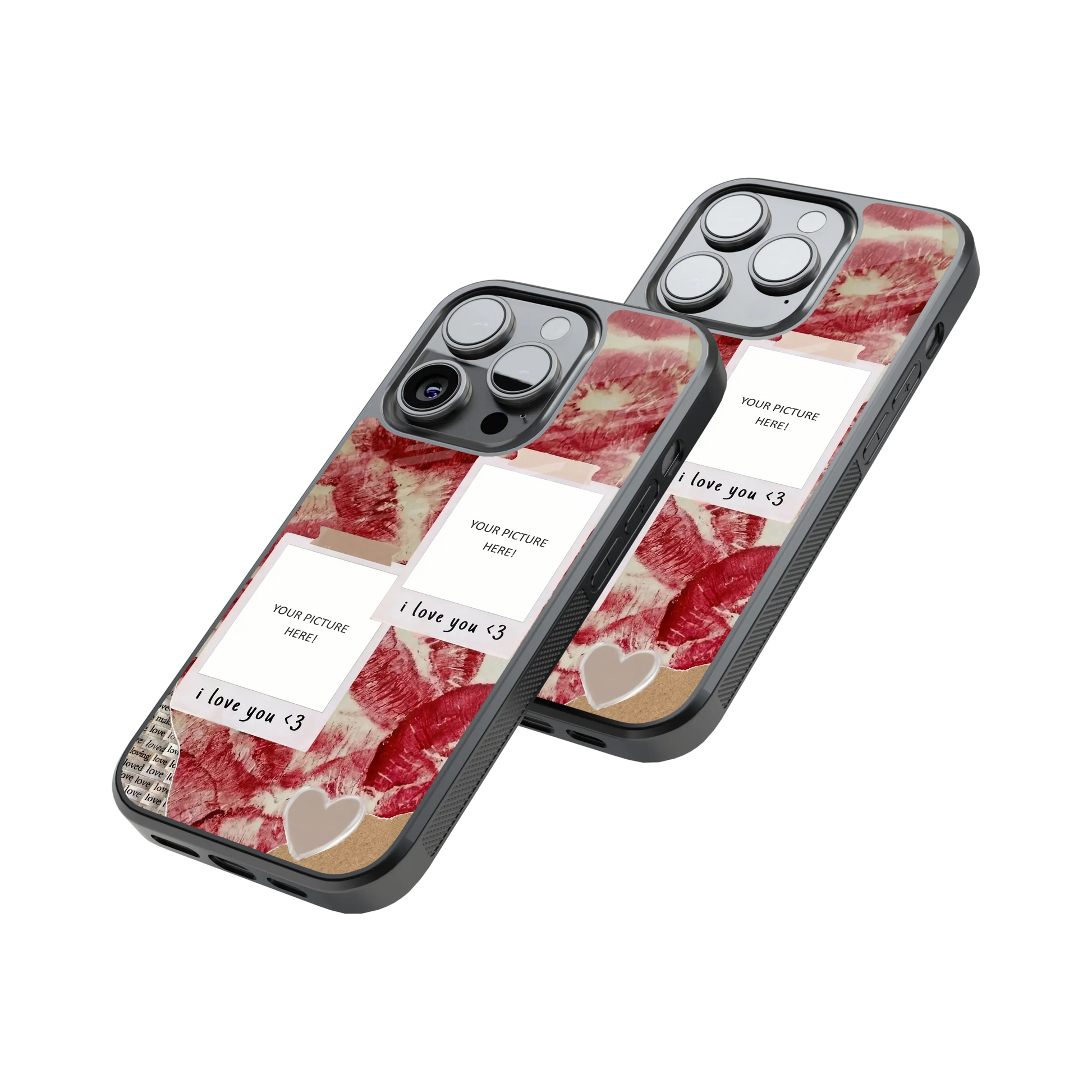 Polaroid Personalised Glass Phone Case