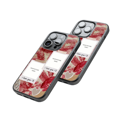 Polaroid Personalised Glass Phone Case