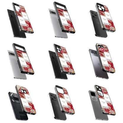 Polaroid Personalised Glass Phone Case