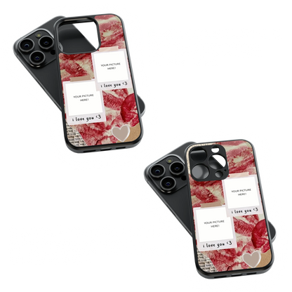 Polaroid Personalised Glass Phone Case