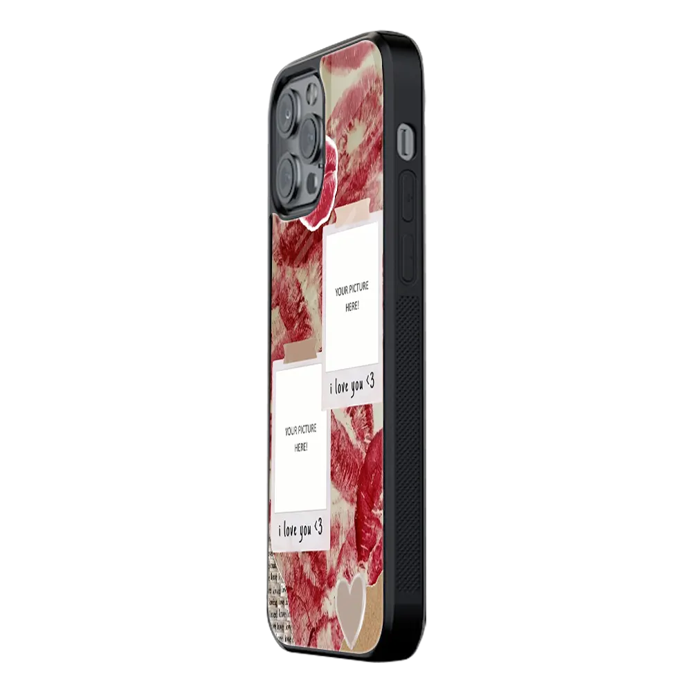 Polaroid Personalised Glass Phone Case