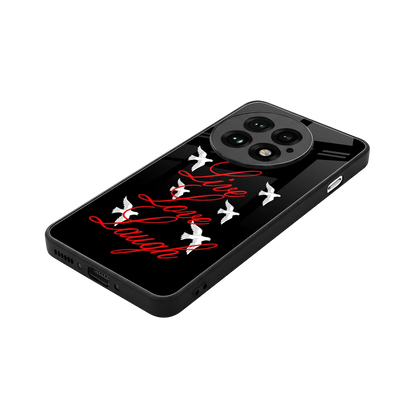 Live Love Laugh stylish phone case for oneplus 13 | glossy glass and slim fit