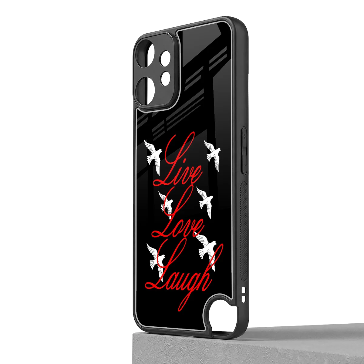 Live Love Laugh cmf nothing phone 2 pro mobile cover | shockproof glass phone case