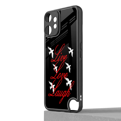 Live Love Laugh cmf nothing phone 2 pro mobile cover | shockproof glass phone case