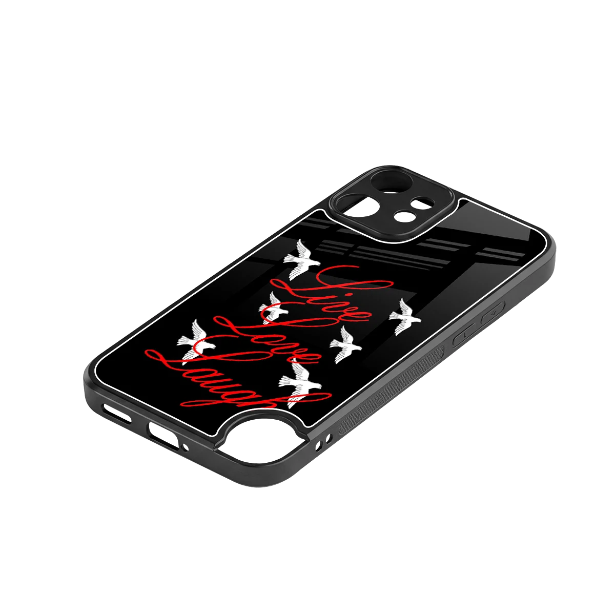 Live Love Laugh stylish phone case for cmf nothing phone 2 pro | glossy glass and slim fit