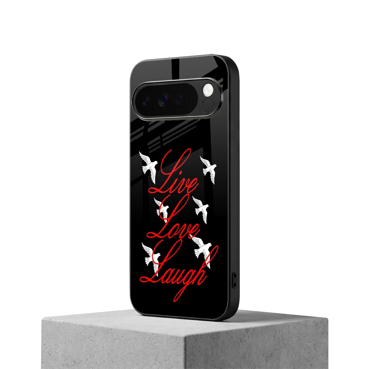Live Love Laugh google pixel 10 pro xl mobile cover | shockproof glass phone case