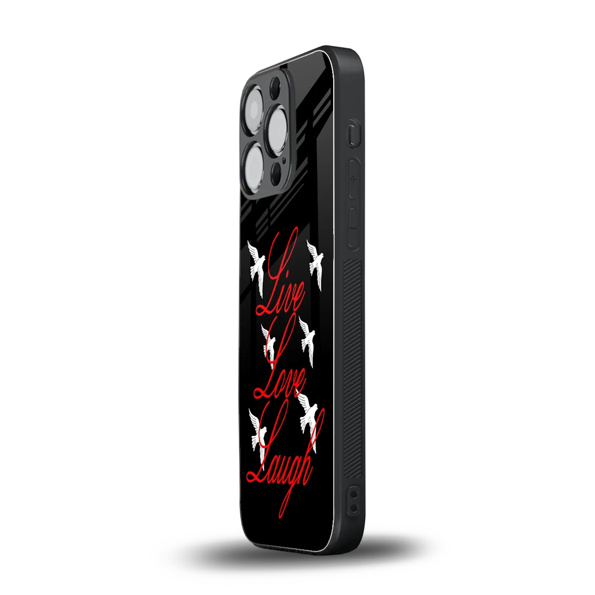 Live Love Laugh iphone 13 pro mobile cover | shockproof glass phone case