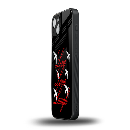 Live Love Laugh iphone 14 mobile cover | shockproof glass phone case