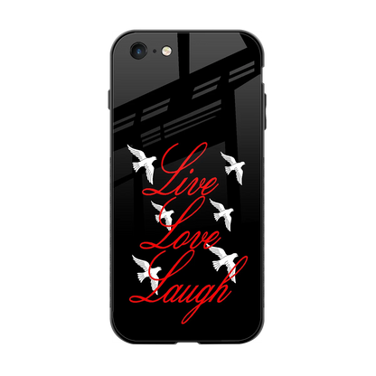Live Love Laugh back phone cover | glass case for iphone 6